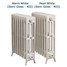 CI-RG-4-D-02-03 - Royal Georgian 4 Column Cast Iron Radiator H660mm x W626mm CI-RG-4-D-02-03 - Royal Georgian 4 Column Cast Iron Radiator H660mm x W626mm